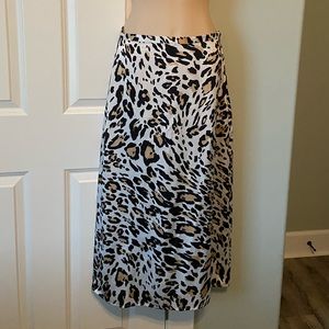 Animal print skirt